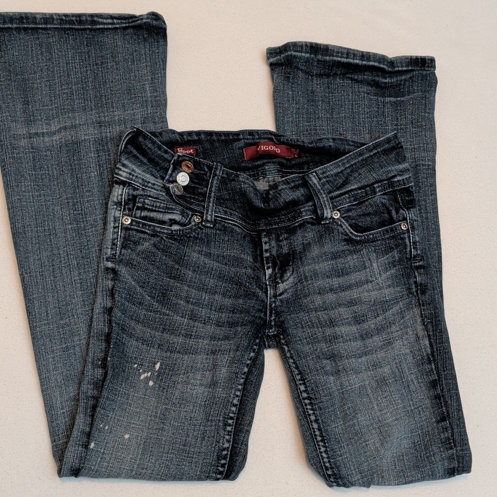 Vigold Y2K Low-rise Waist Bootcut Blue Jeans - Size 3
